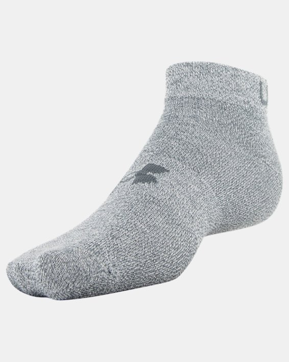 Men's UA Essential Low Cut Socks - 6-Pack, Gray, pdpMainDesktop image number 2